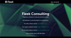 Desktop Screenshot of fleek.co.za